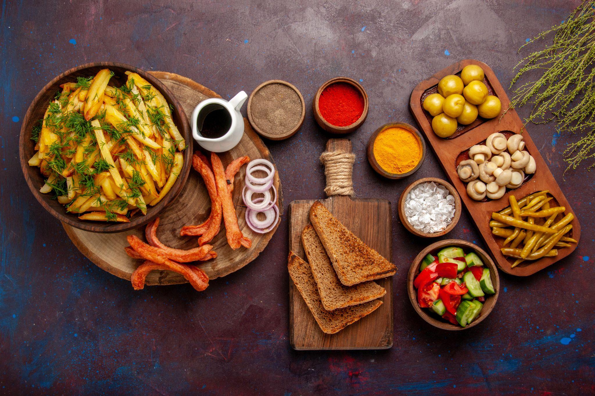 Plant based Indian catering dishes