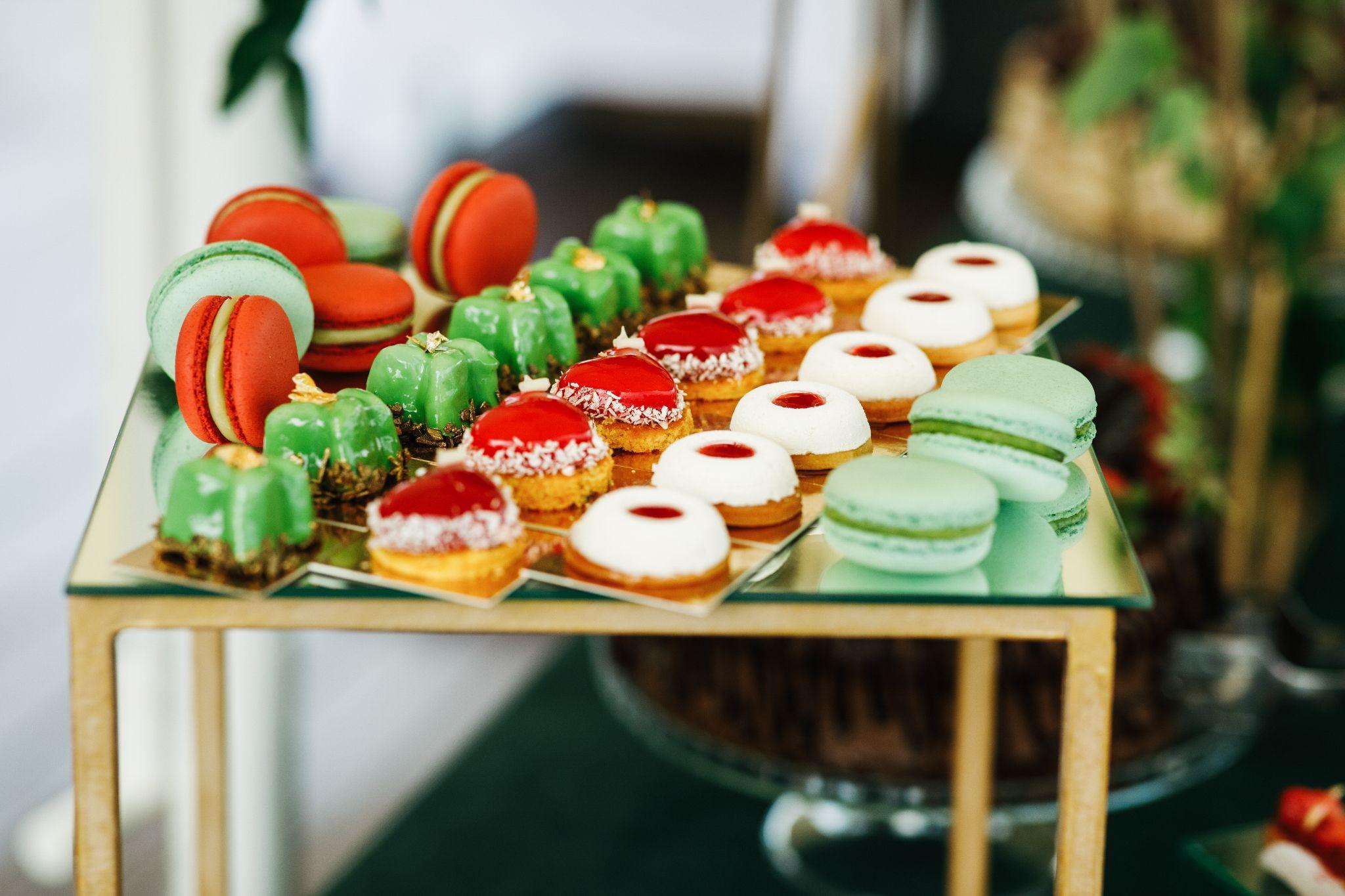 Fusion food counter at corporate event