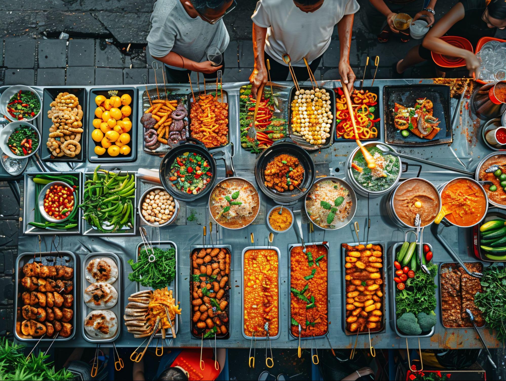 live food counter